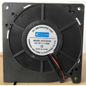 D-FAN DFH1232S 5V 1.2A 2wires Cooling Fan