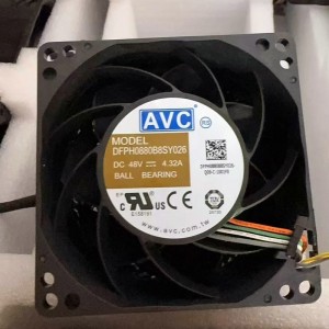AVC DFPH0880B8SY026 48V 4.32A 8wires Cooling Fan