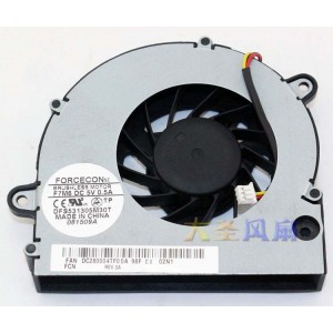Forcecon DFS531305M30T 5V 0.5A 3wires Cooling Fan