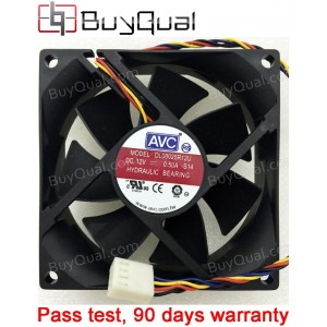 AVC DL08025R12U 12V 0.50A 4wires cooling fan