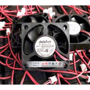 Delefun DLF0512LB 12V 0.20A 2 Wires Cooling Fan 