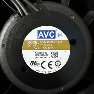 AVC DQPA1288B8UY002 48V 15A Cooling Fan 