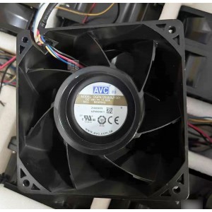 AVC DQPA1293B8UY001 48V 11.52A 4wires Cooling Fan