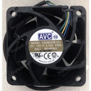 AVC DS06025B12U 12V 0.70A 3wires 4wires Cooling Fan - Picture need