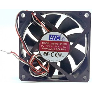 AVC DS07015R12M 12V 0.4A 3wires Cooling Fan