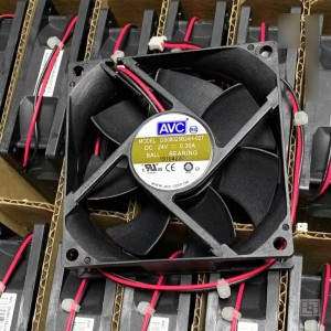 AVC DS08025B24H-026 DS08025B24H-027 24V 0.30A 2wires Cooling Fan