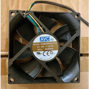 AVC DS08025B24UPT03 24V 0.4A 4wires Cooling Fan