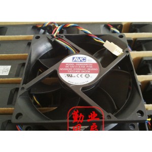 AVC DS08025R12U 12V 0.70A 4wires Cooling Fan