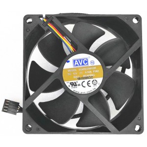 AVC DS09225B12H 12V 0.5A 4wires Cooling Fan