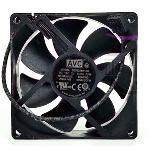 AVC DS09225R12H  P316 12V 0.41A 4wires Cooling Fan
