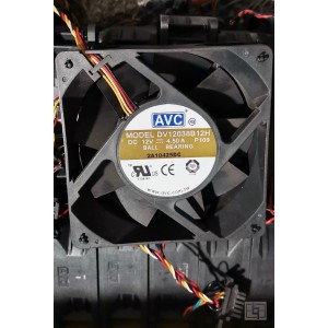 AVC DV12038B12H 12V 4.50A 4wires cooling fan