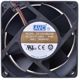 AVC DV12038B24M 24V 1.50A 4wires cooling fan