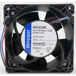 Ebmpapst DV4114/12NR 24V 440MA 10.5W 3wires Cooling Fan