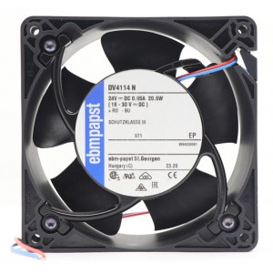Ebmpapst DV4114N 24V 850mA 20.5W 2wires Cooling Fan