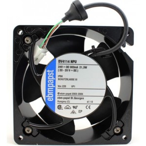 Ebmpapst DV4114NPU 24V 900mA 21.5W 4wires Cooling Fan - Original New