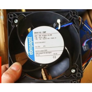 Ebmpapst DV4118/2NP 48V 510mA 24.5W 4wires cooling  Fan