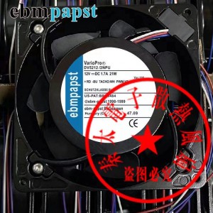 Ebmpapst DV5212/2NPU 12V 1.7A 21W 3wires Cooling Fan