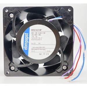 Ebmpapst DV5218/2NP 48V 490mA 23.5W 4wires Cooling Fan
