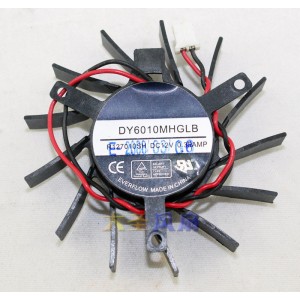 EVERFLOW DY6010MHGLB 12V 0.35A 2wires Cooling Fan