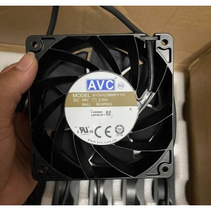 AVC DYTH1238B8FY110 48V 2.50A 4wires Cooling Fan - New