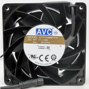 AVC DYTH1238B8FY110 48V 2.50A 4wires Cooling Fan - New