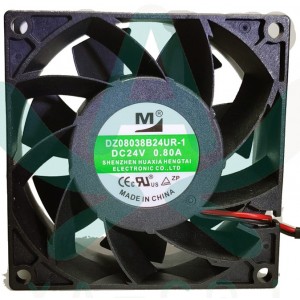 M DZ08038B24UR-1 24V 0.80A 3wires Cooling Fan 