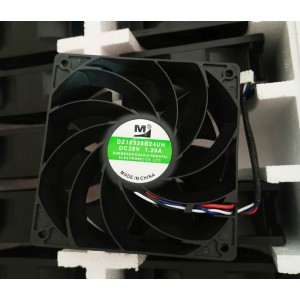 M DZ10538B24UH 28V 1.2A 4wires Cooling Fan