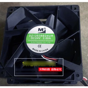 M DZ12038B24UR 24V 2.0A 3wires Cooling Fan