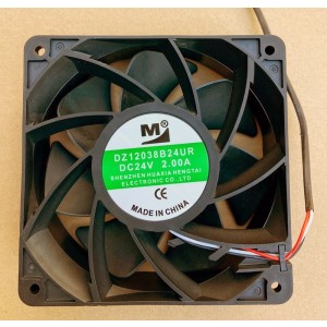 M DZ12038B24UR 24V 2.0A 3wires Cooling Fan