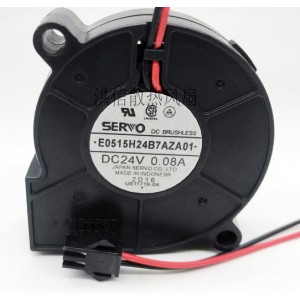 SERVO E0515H24B7AZA01 24V 0.08A 2wires Cooling Fan 