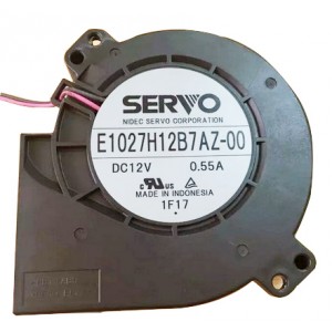 SERVO E1027H12B7AZ-00 12V 0.55A 2wires Cooling Fan