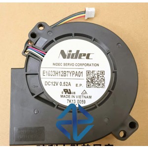 Nidec E1033H12B7YPA01 12V 0.52A 4wires Cooling Fan