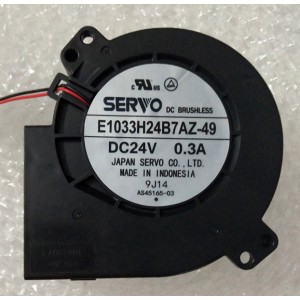 SERVO E1033H24B7AZ-49 24V 0.3A 2wires Cooling Fan