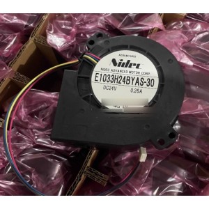 SERVO E1033H24BYAS-30 24V 0.26A 4wires Cooling Fan