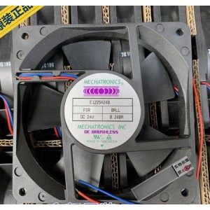 MECHATRONICS E1225H24B 24V 0.24A 2wires Cooling Fan