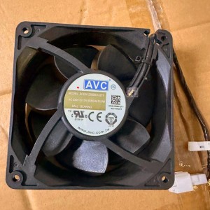 AVC ECDA1238BBU-QT1 ECDA1238BBUQT1 230V 0.15A 15W 4wires Cooling Fan 