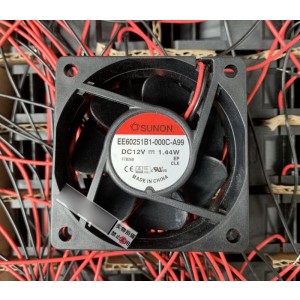 SUNON EE60251B1-000C-A99 12V 1.44W 2wires cooling fan