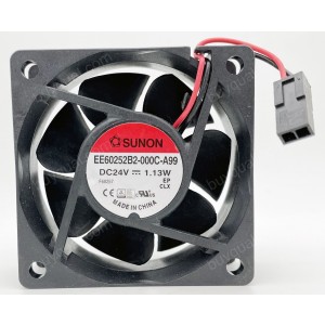 SUNON EE60252B2-000C-A99 24V 1.13W 2wires Cooling Fan