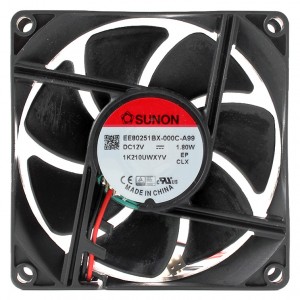 SUNON EE80251BX-000C-A99 12V 1.8W 2 wires Cooling Fan