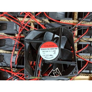 Sunon EE80251S2-0000-999 12V 1.4W 2wires Cooling Fan