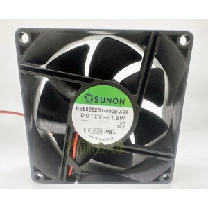 SUNON EE80252S1-0000-A99 24V 1.8W 2wires Cooling Fan 