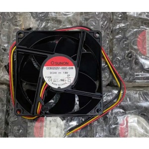 SUNON EE80252S1-000C-G99 24V 1.8W 3wires Cooling Fan 