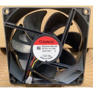 SUNON EE92251B1-000C-G99 12V 2.0W 3wires Cooling Fan 