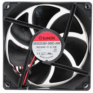 Sunon EE92252B1-000C-A99 24V 2.1W 2wires Cooling Fan 