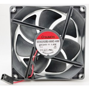 Sunon ME92252V3-0000-A99 24V 1.3W 2wires Cooling Fan 