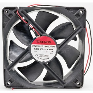Sunon EEC0252B1-0000-A99 24V 5W 2wires Cooling Fan