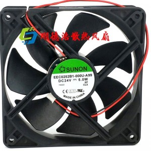 SUNON EEC0252B1-000U-A99 24V 5.0W 2wires Cooling Fan