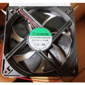 SUNON EEC0252B2-0000-A99 24V 3.5W 2wires Cooling Fan 