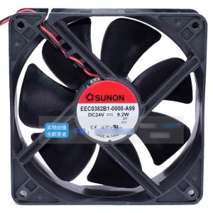 SUNON EEC0382B1-0000-A99 24V 9.2W 2wires Cooling Fan - New