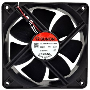 SUNON EEC0382B1-000C-A99 24V 9.2W 2wires cooling fan